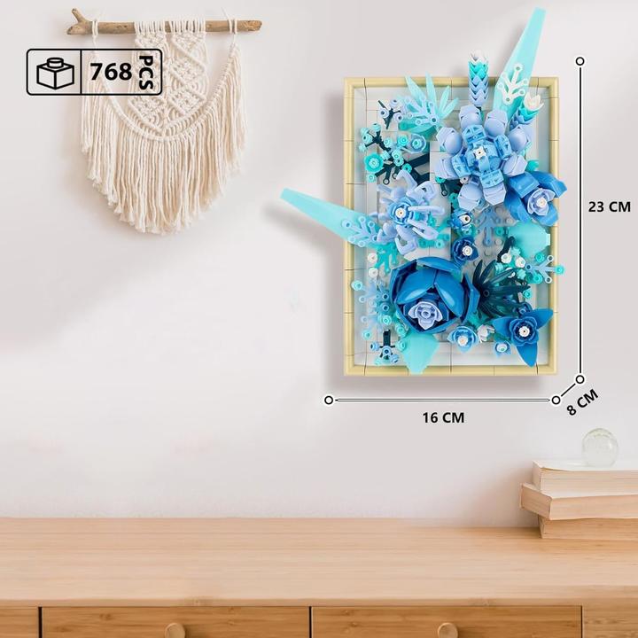 Actual product image Mgp Blumen Rosenblüten mit Bilderrahmen