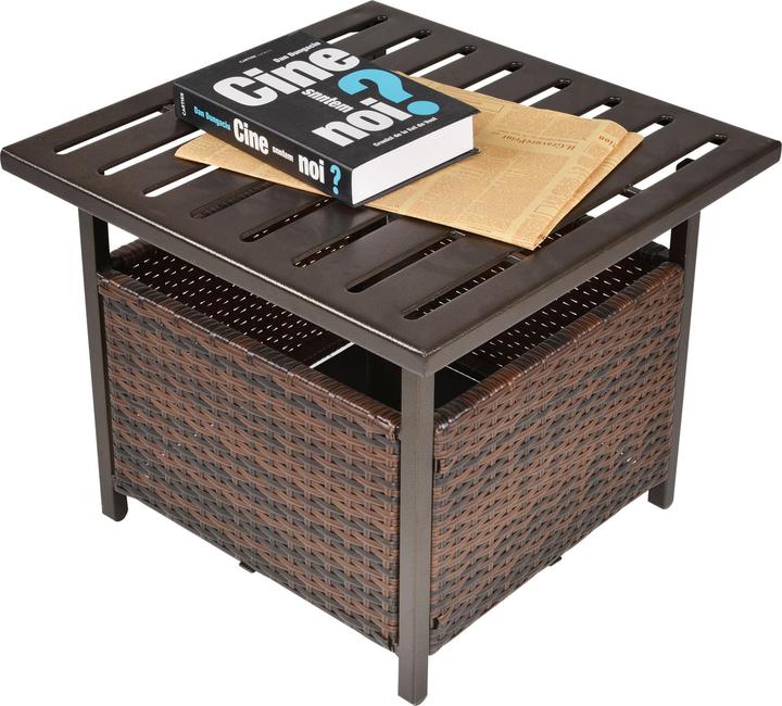 Image du produit Outsunny Table de jardin avec trou pour parasol (55 cm)
