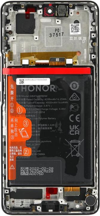 Actual product image Huawei Honor Display + Battery Honor 50 Frost Crystal (Rechargeable battery, Honor 50)