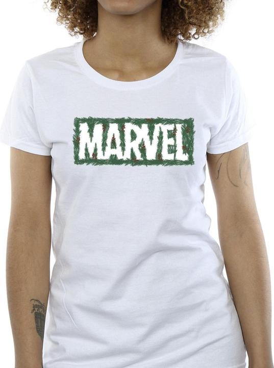 Actual product image Womens/Ladies Holly Logo Cotton T-Shirt (XL)