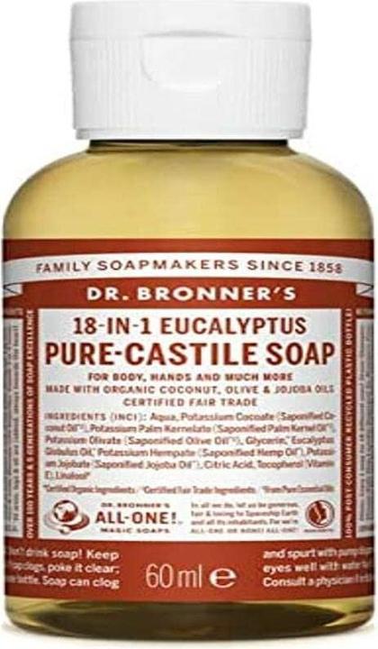 Dr. Bronner's Eucalyptus Liquid Soap (Liquid soap, 60 ml)