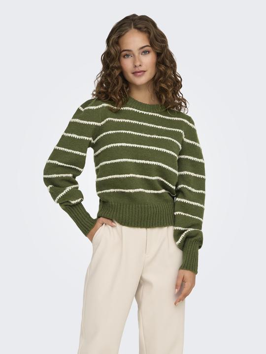 Actual product image JdY Regular fit High neck Long cuffs Puff sleeves Pullover Knitted jumper (XL)