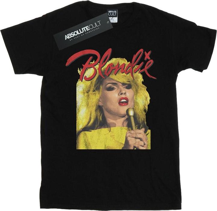 Immagine prodotto Blondie Singing With Mic Maglietta Ampia Donna (L)