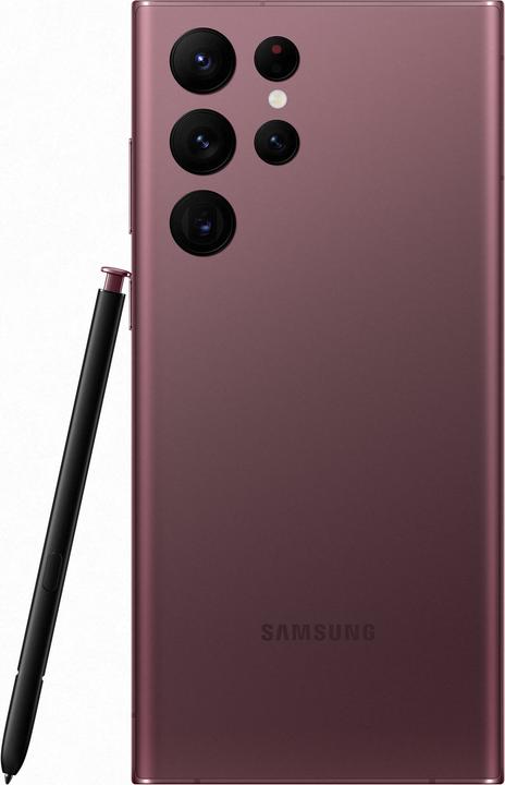 Actual product image Samsung Galaxy S22 Ultra (Snapdragon) (512 GB, Burgundy, 6.80", Dual SIM, 108 Mpx, 5G)