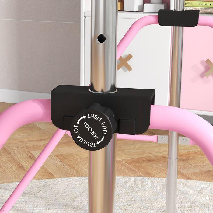 Produktbild Swisshandel24 Kinder Gymnastik Turnreck 5-stufige höhenverstellbar Reckstange Stahl Rosa