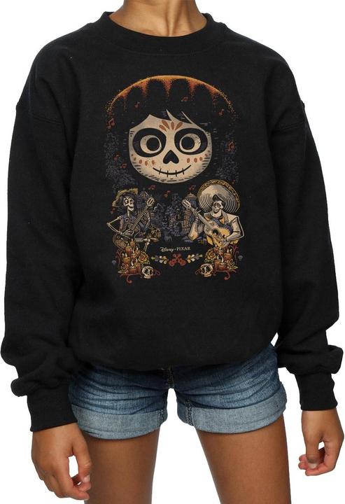 Produktbild Disney Coco Miguel Face Poster Sweatshirt Mädchen (140, 146)