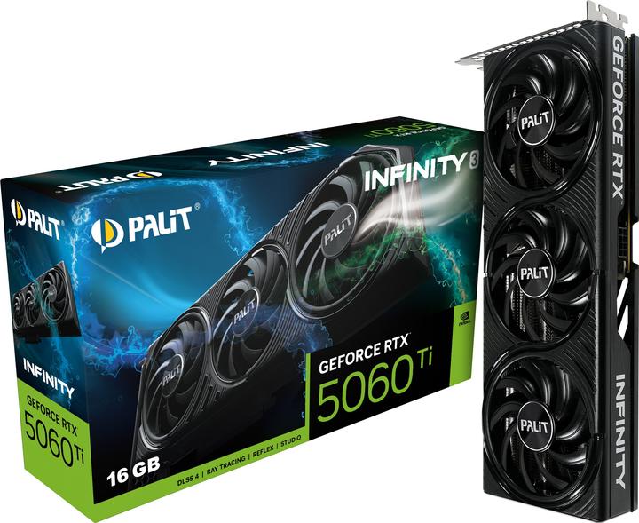 Produktbild XpertVision VGA PCIE16 RTX5060TI 16GB/NE7506T019T1-GB2061S PALIT (16 GB)