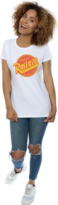 Actual product image Cars Womens/Ladies Rust-Eze Logo Cotton T-Shirt (L)