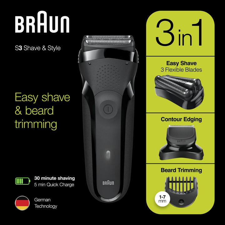 Actual product image Braun Series 3 300 BT