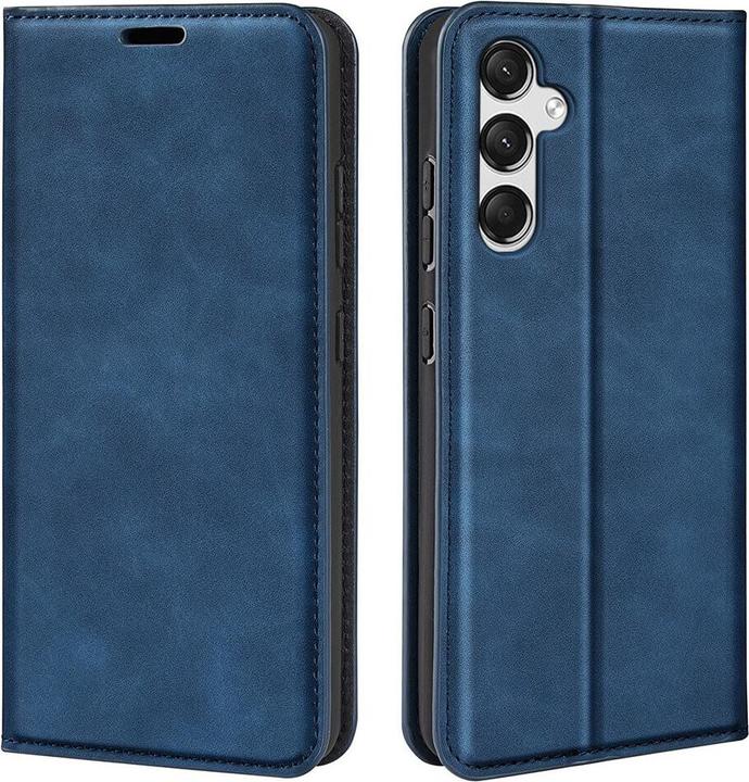 Cover-Discount Galaxy A25 5G - Stand Flip Case Hülle blau (Samsung Galaxy A25 5G)