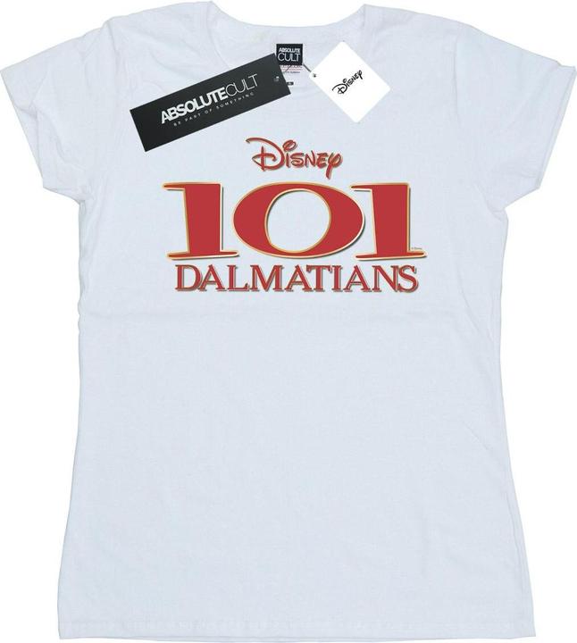Actual product image Disney Womens/Ladies 101 Dalmatians Logo Cotton T-Shirt (S)