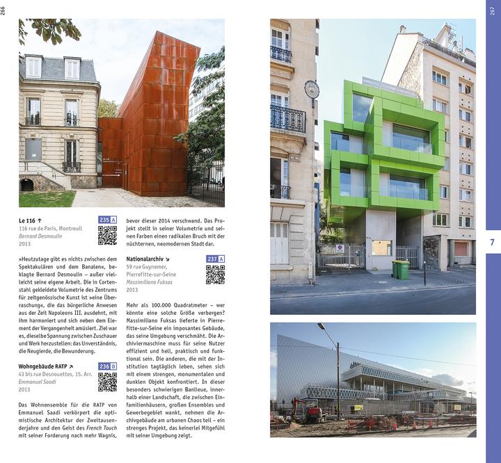 Produktbild Architekturführer Paris (Deutsch, Jean-Philippe Hugron, 2024)