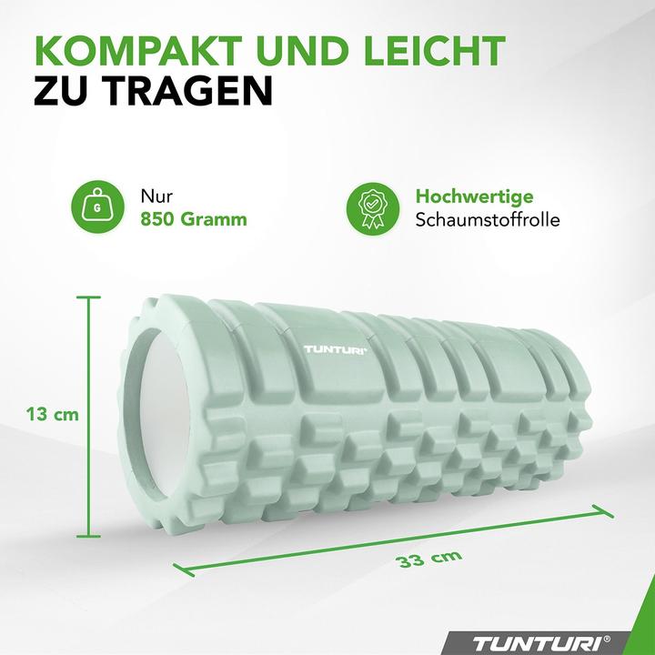 Image du produit Tunturi Yoga Massageroller 33 cm Mintgrün