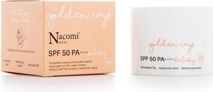 Actual product image Nacomi Next Level SPF50 PA moisturising waterproof face cream Holiday 50ml (Sun cream face, SPF 50, 50 ml)