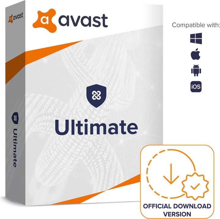 Produktbild Avast Ultimate (10 User, 10 Geräte/User, 12 Monate)