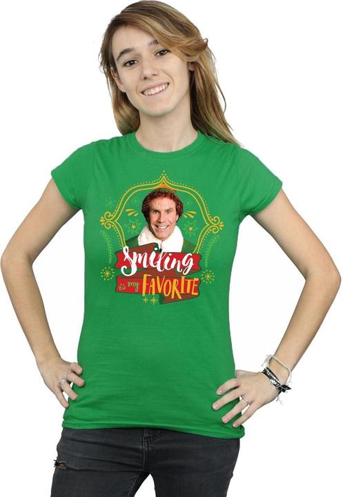 Immagine prodotto Elf Buddy Smiling Maglietta Donna (L)