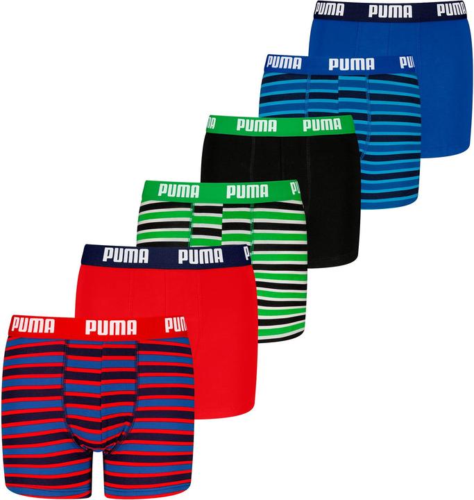 Produktbild Puma Everyday Striped Boxers ECOM 6P (146, 6er Pack)