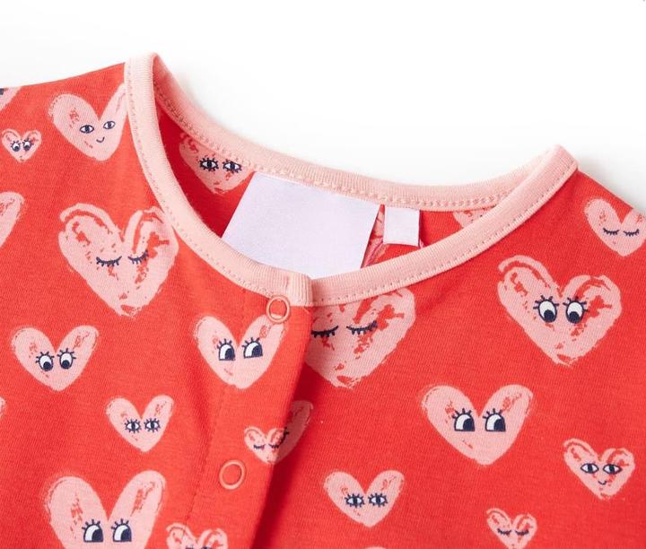Image du produit VidaXL Combinaison de jeu pour enfants Rouge 128,Matière : 95% coton. 5 (128)