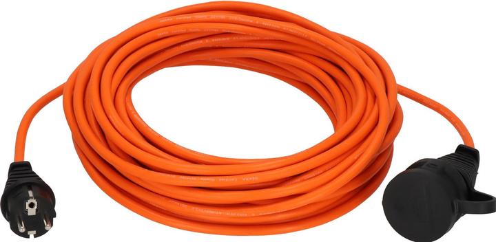 Actual product image Brennenstuhl 1169940 Power Extension Cable Orange 20 m Oil Resistant, UV-Best (20 m, CEE 7/3)