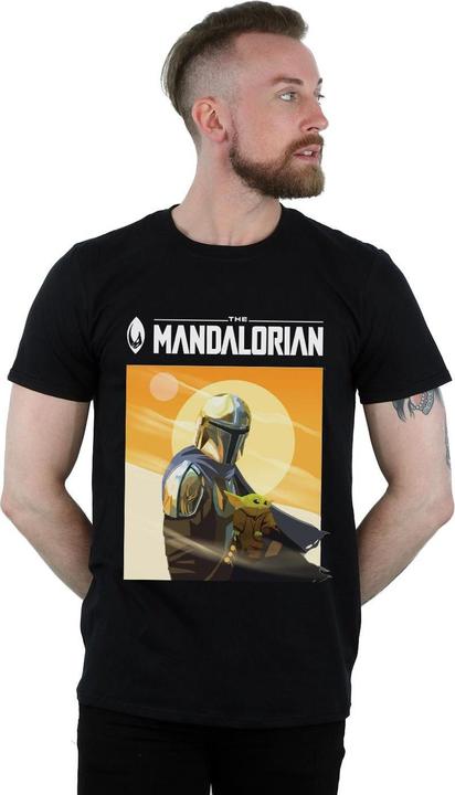 Image du produit Star Wars - T-shirt THE MANDALORIAN THE CHILD TWO MOONS - Homme (S)