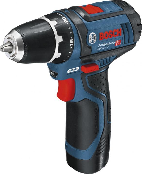 Image du produit Bosch Professional GSR 12V-15 Set (Fonctionnement sur batterie)