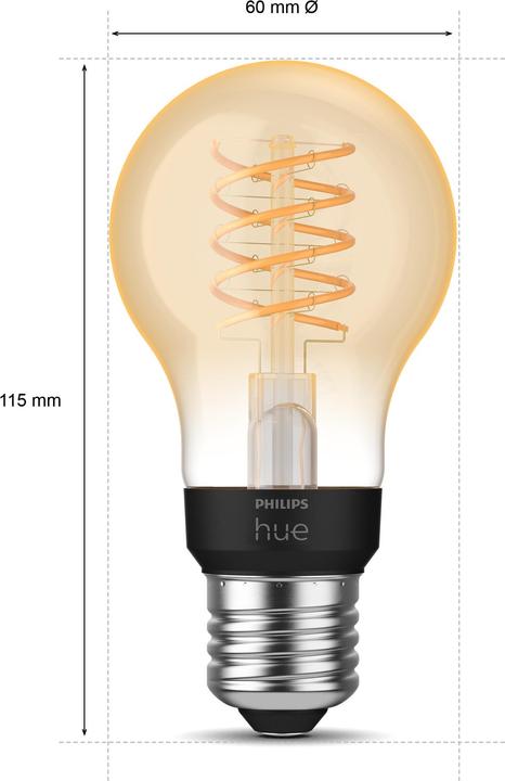 Image du produit Philips Hue White BT (E27, 7 W, 550 lm, 1 x, G)