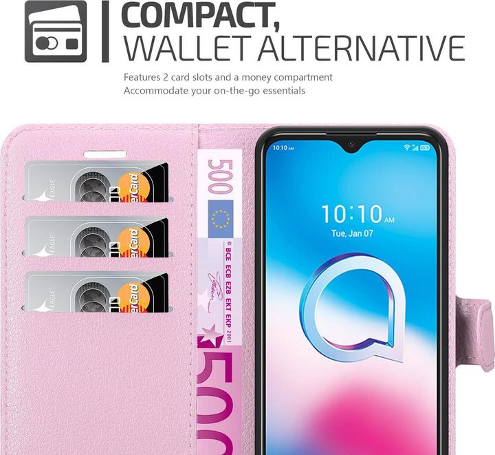 Produktbild Cadorabo Book mit Standfunktion Cover (Alcatel 1S (2020))