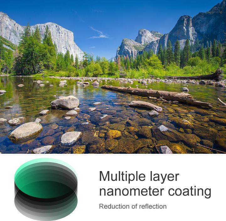 Actual product image K&F Concept 67MM CPL, Slim, Green Coated