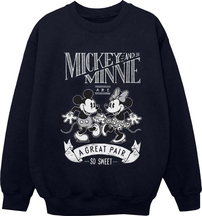 Disney Mickey And Minnie Mouse Great Pair Sweatshirt Mädchen