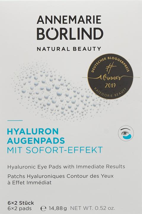 Image du produit Annemarie Börlind Coussinets d'oreille à l'hyaluron pour un confort accru - Effekt (Patchs, 14.88 ml, Journée)