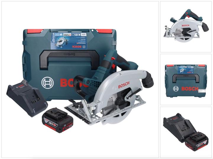Actual product image Bosch Professional Bosch GKS 18V-70 L Battery Circular Saw 18 V Brushless 190 mm BITURBO + 1x Battery 5,0 Ah + Charger
