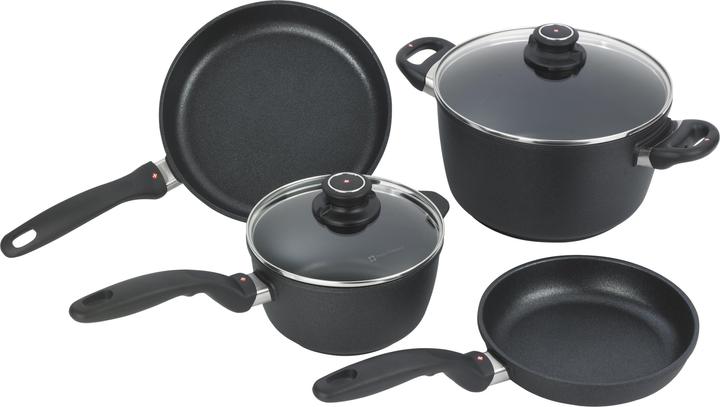 Swiss Diamond XD Classic+ Induction Set 6 pcs (Ensemble de casseroles et de poêles de cuisson, Aluminium)