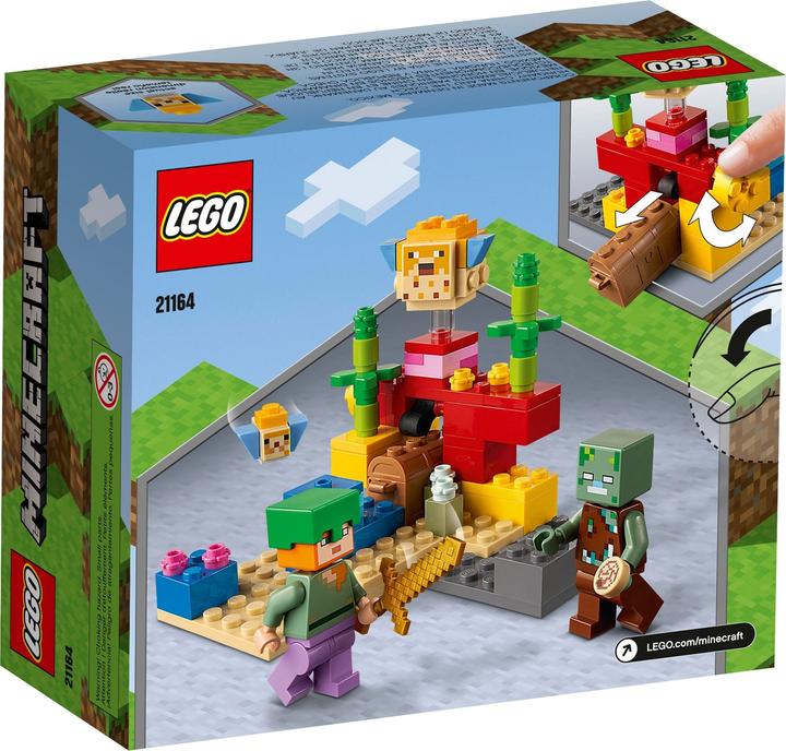 Actual product image LEGO The coral reef (21164, LEGO Minecraft)