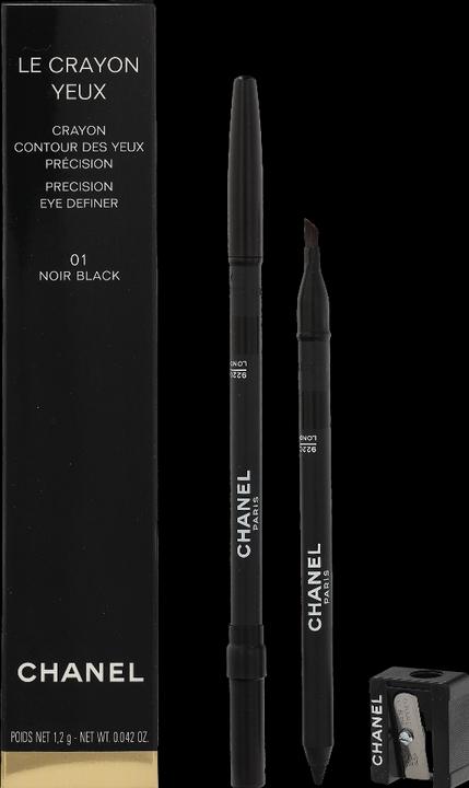 Actual product image Chanel Le Crayon Yeux Noir Black (01 Black)