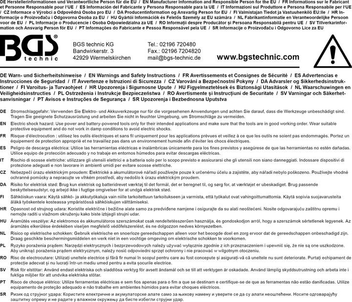 Immagine prodotto BGS Batteria di ricambio per avvitatore ad impulsi 9919 (18 V)