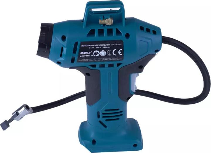 Immagine prodotto Dedra compressore auto 11bar 18V LCD pistola compressore (11 bar, 0 l)