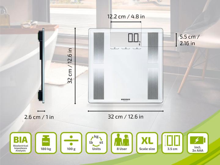 Produktbild Soehnle Shape Sense Connect 100 mit Bluetooth® (180 kg)