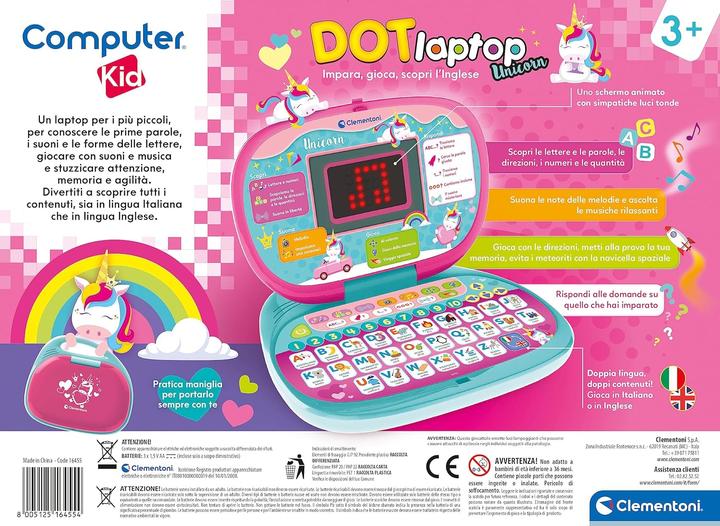 Produktbild Clementoni DOT Primo Laptop 3+ Unicorn (Englisch, Italienisch)