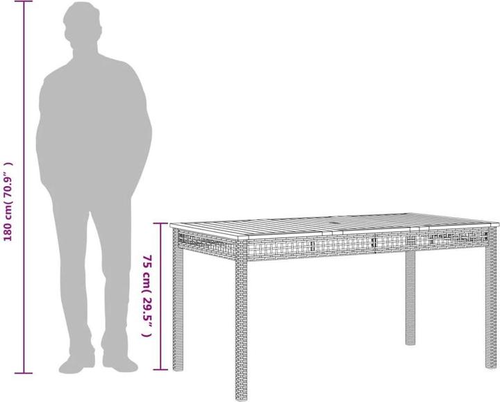 Immagine prodotto VidaXL Tavolo da giardino (80 cm)