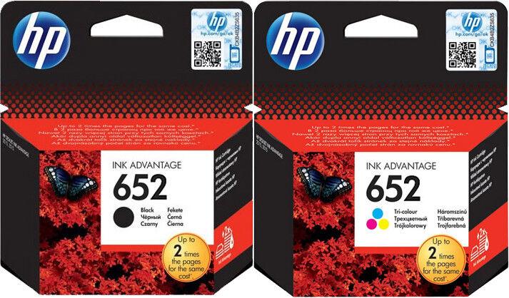 Produktbild HP 652 Drucker Patronen Set DeskJet Advantage 3636 3835 4535 4675 Original