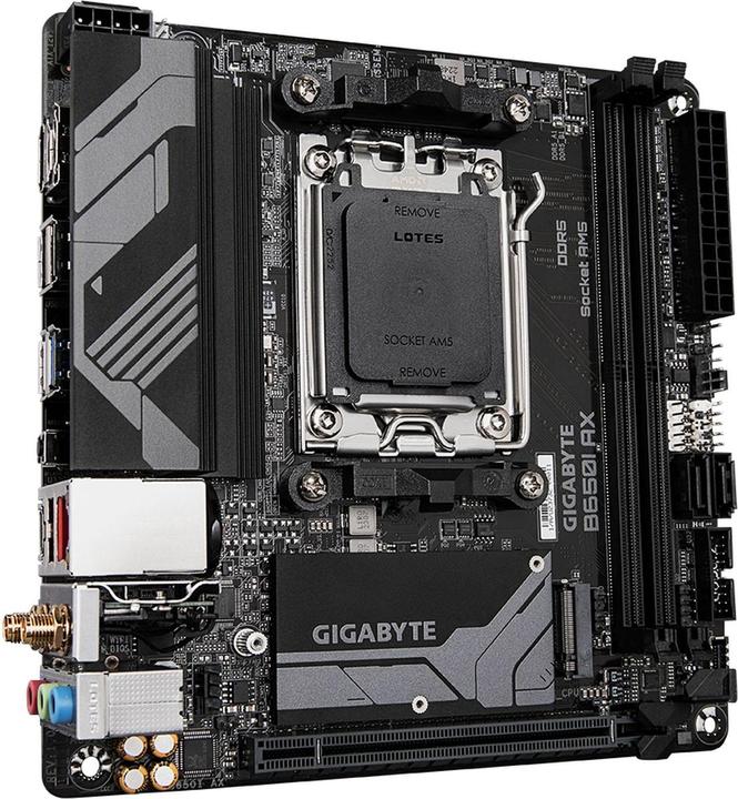 Actual product image Gigabyte B650I AX (AM5, AMD B650, Mini-ITX)