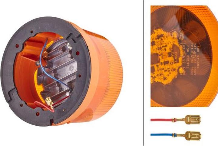 Actual product image Hella Rotating beacon LED for DAF