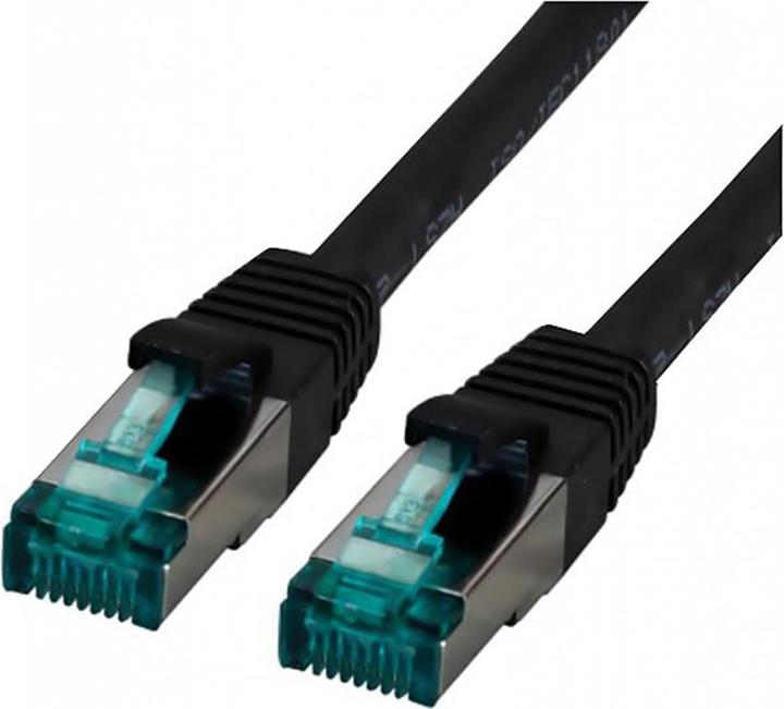 Produktbild M-Cab Mcab CAT6A S/FTP RJ45 LSZH 15M BK 10GBPS CU SHIELDED (SF/UTP, CAT6a, 15 m)