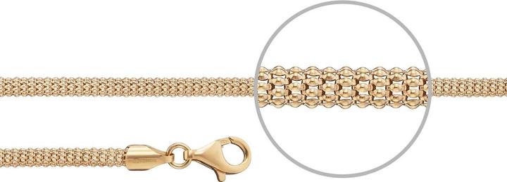 Immagine prodotto Der Kettenmacher Bracciale coreano oro (19 cm, Argento)