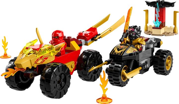 Image du produit LEGO Poursuite avec le bolide de Kai et la moto de Ras (71789, LEGO Ninjago)