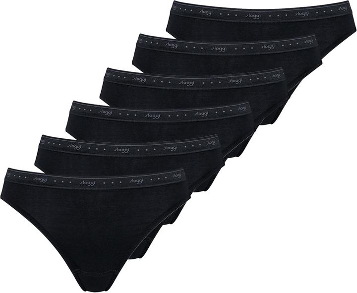 Produktbild Sloggi 6er Pack 24/7 100 Tai-Slip (40, L, 6er Pack)