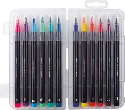 Produktbild Legami Filzstift brush Markers 12 Set (Mehrfarbig, 12 x)