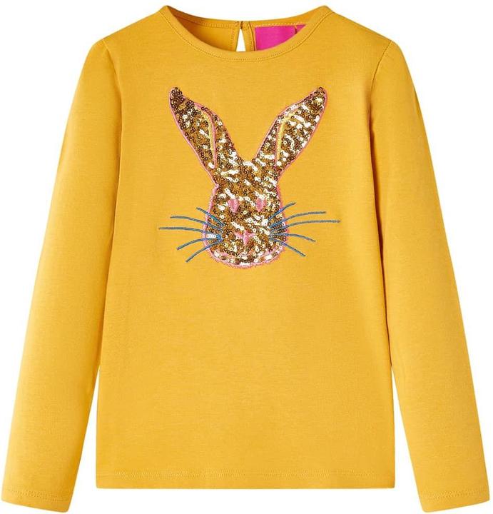 Image du produit VidaXL T-shirt manches longues enfant Ocre 92,Composition : 95% coton. 5 (92)