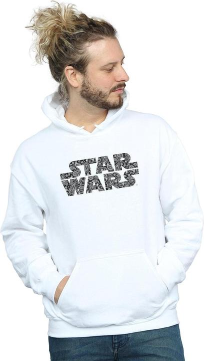 Immagine prodotto Star Wars Paisley Logo Felpa con Cappuccio Uomo (M)