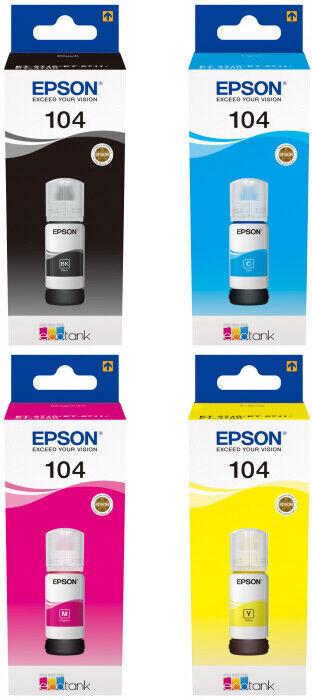 Energie-Label Epson 104 Multipack (M, Y, C, BK)